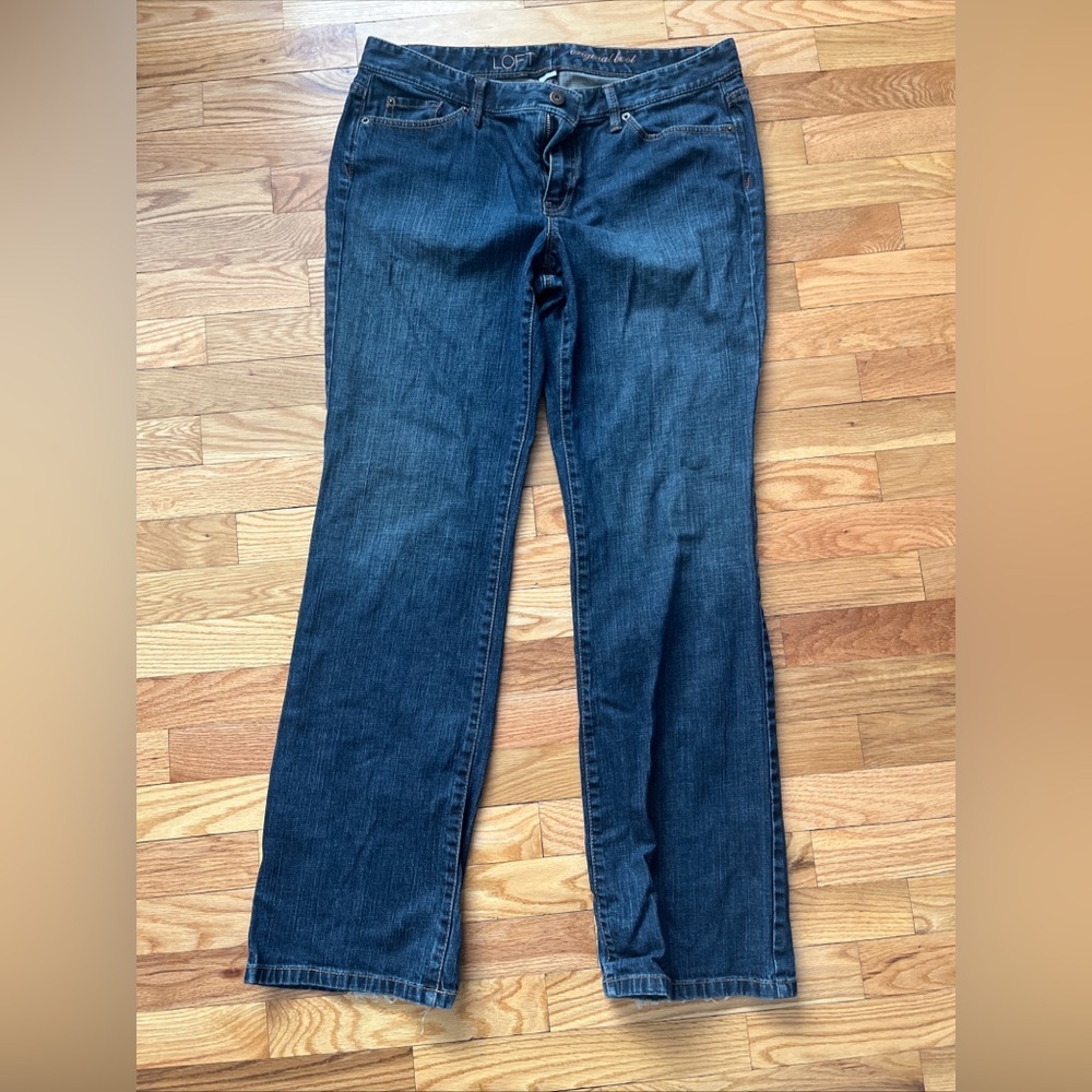 Women’s LOFT size 12 boot cut jeans wide leg